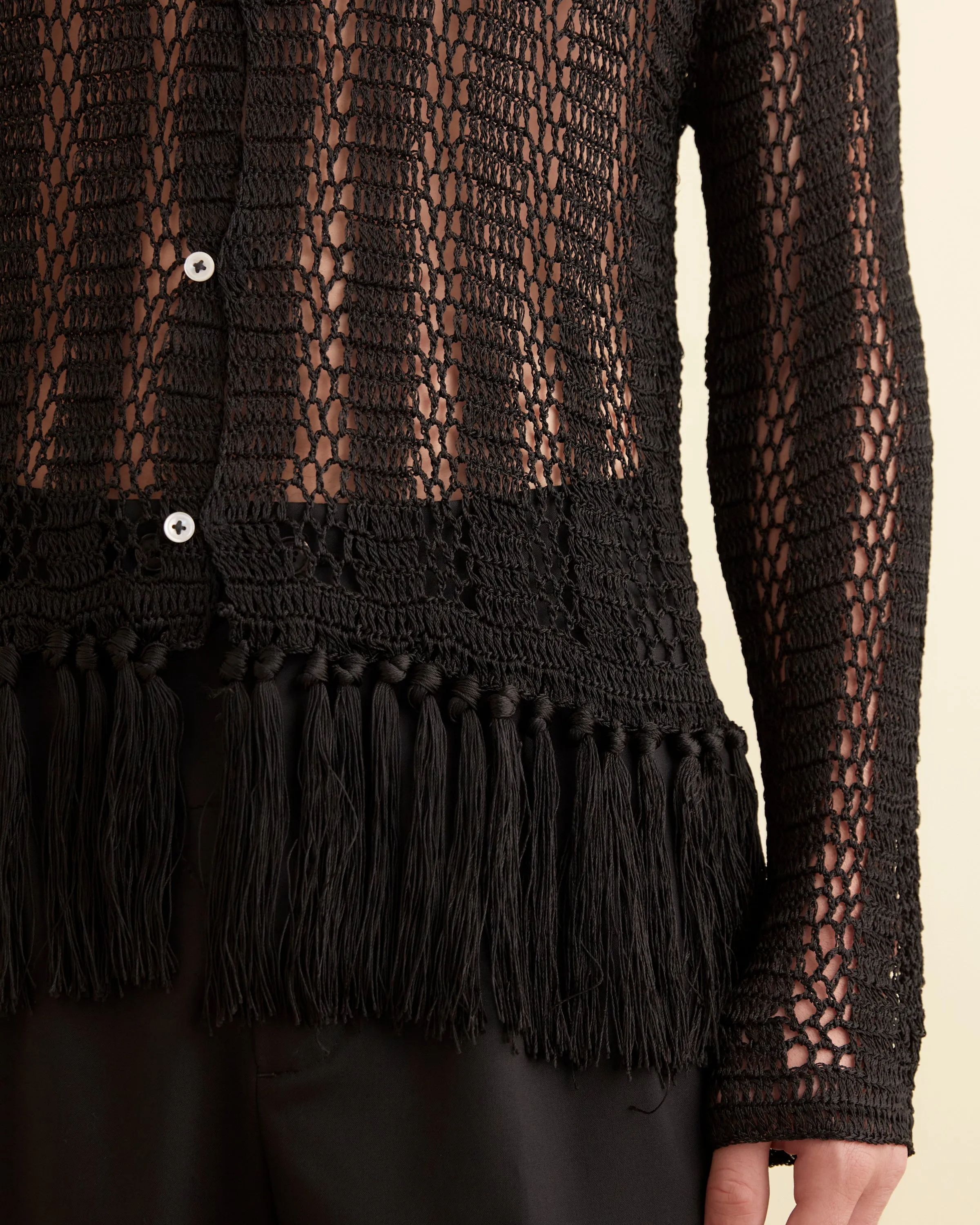 Crochet Fringe Shirt