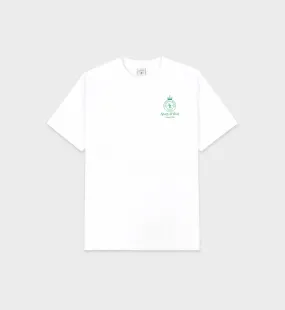 Crown Logo T-Shirt - White/Verde