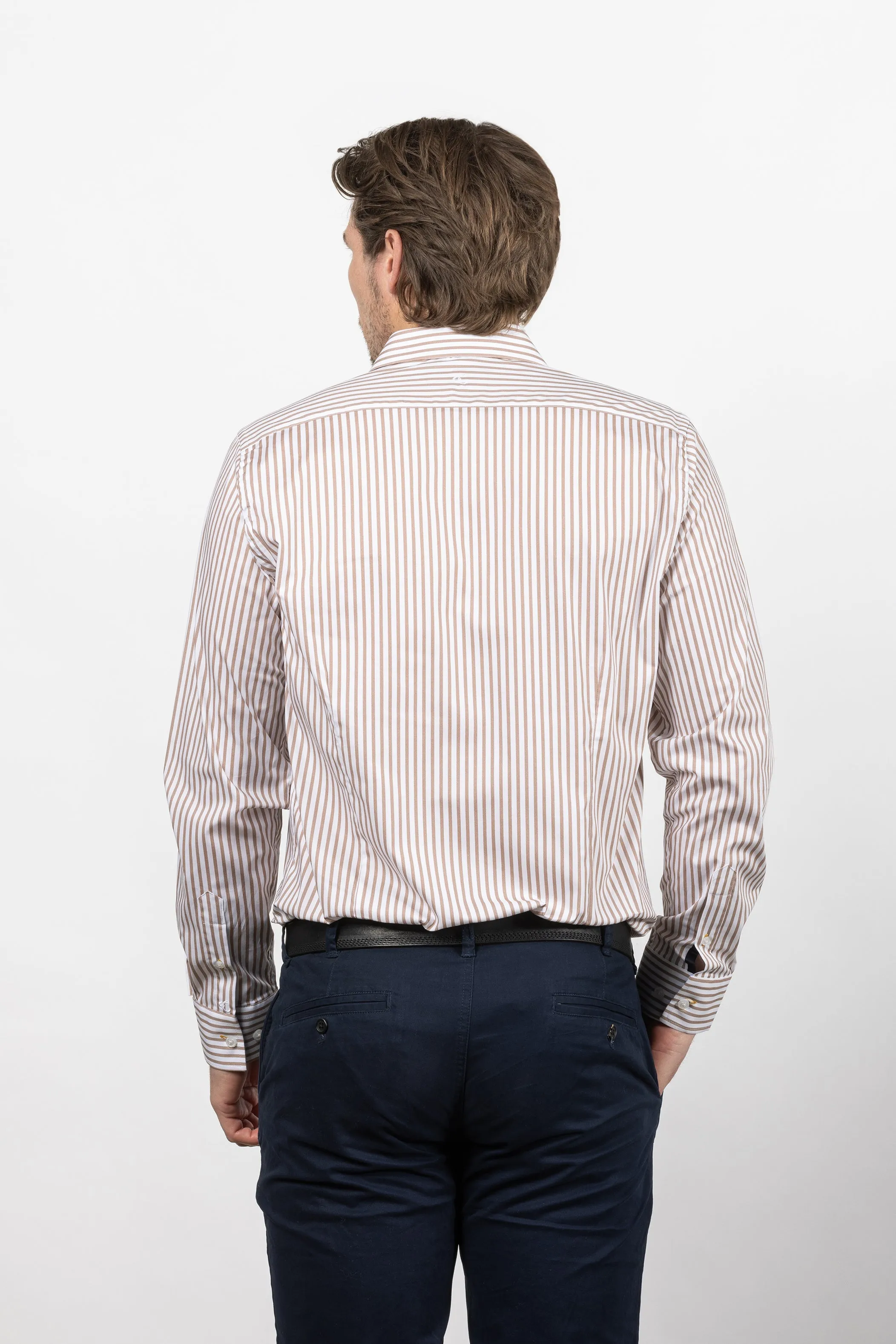 Cutler & Co -Blake Striped Shirt - Three Colours