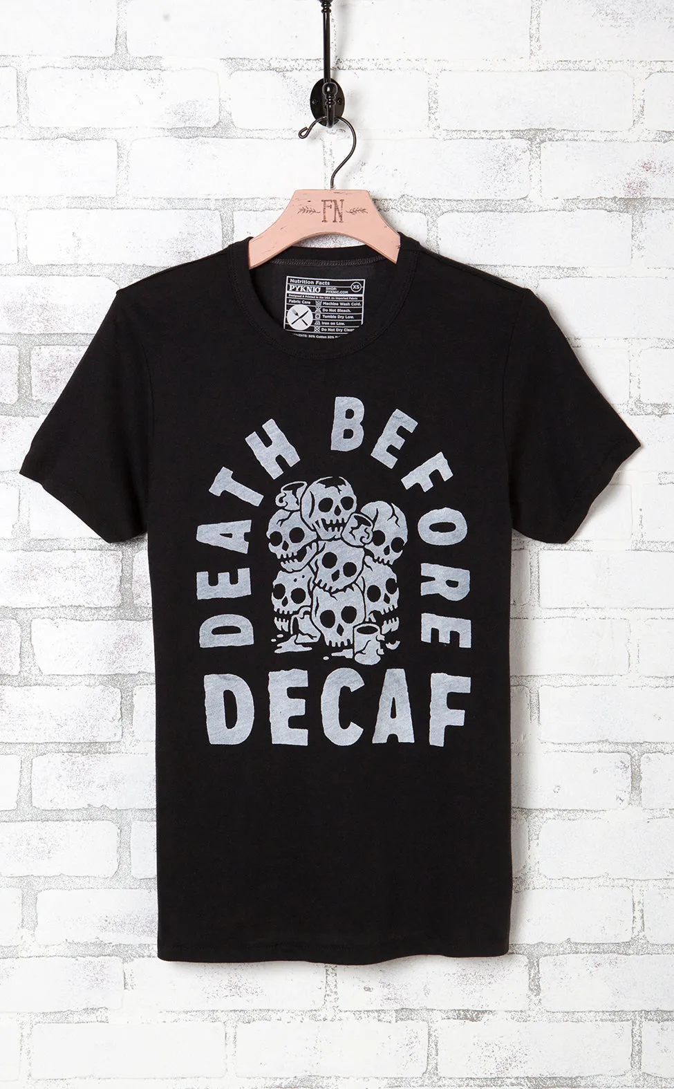 Death Before Decaf Unisex Graphic Tee