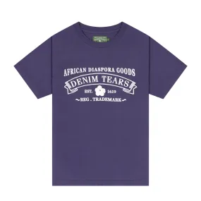 Denim Tears ADG Tee Washed Purple