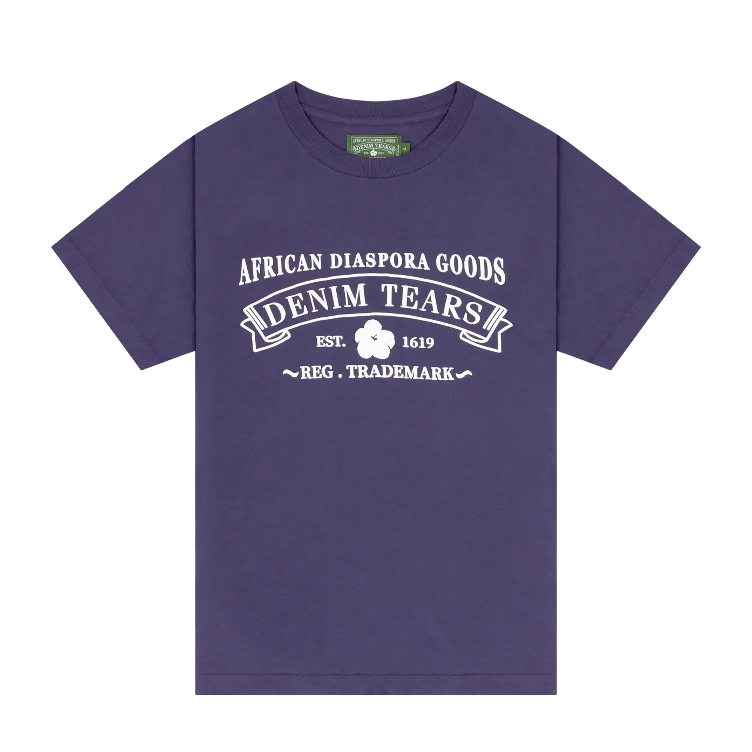 Denim Tears ADG Tee Washed Purple