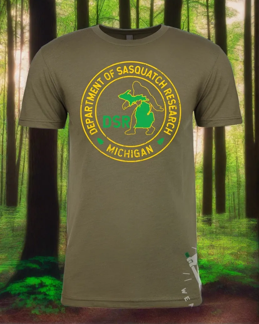 Department of Sasquatch Research(Michigan)™ Unisex T-Shirt | Tee See Tee Exclusive