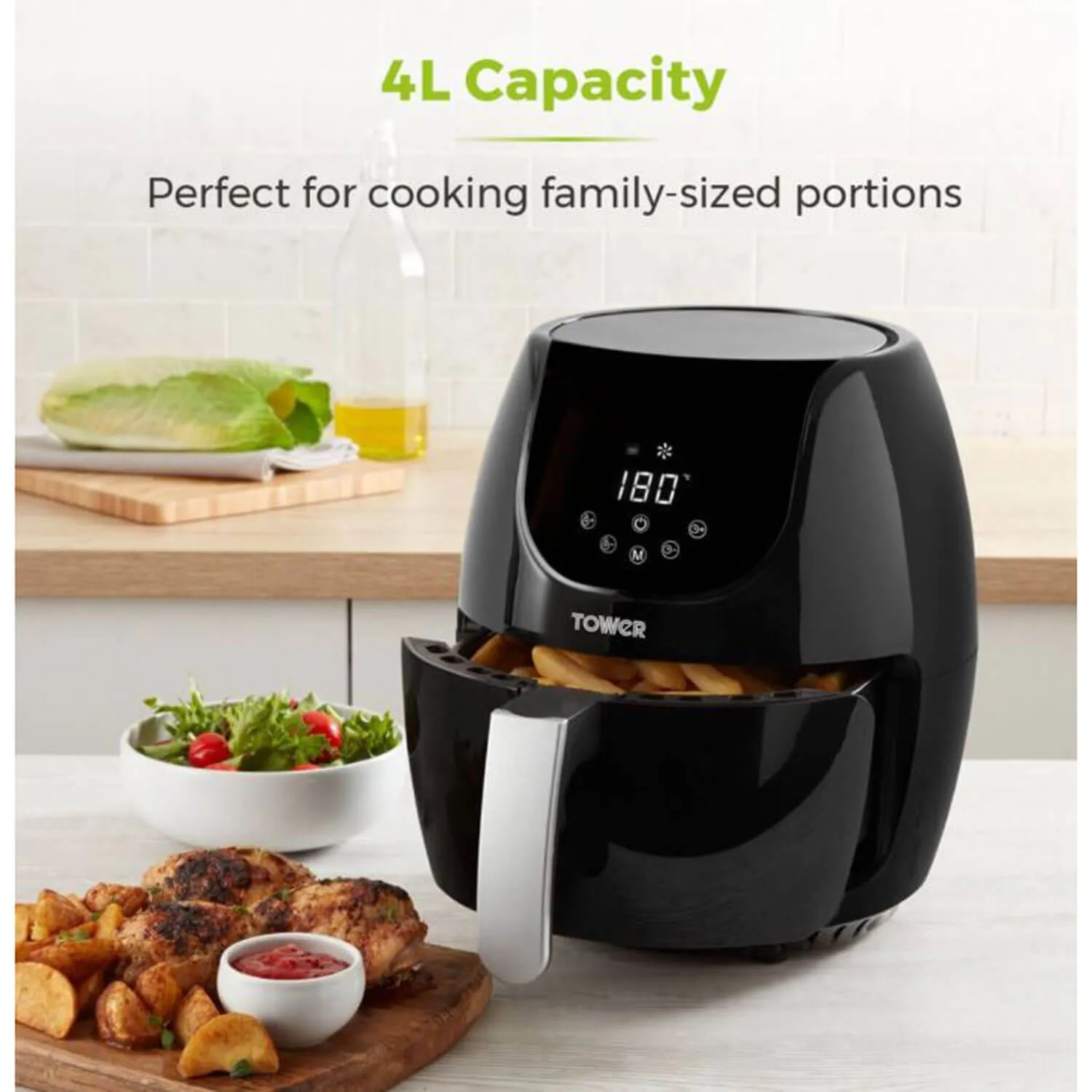 Digital Air Fryer T17067 - Black