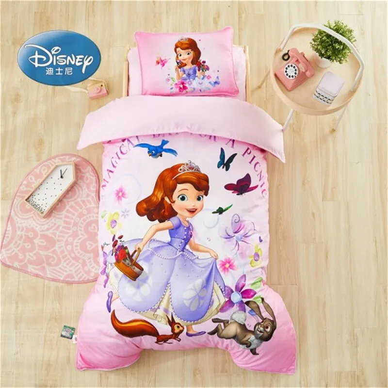 Disney Frozen Elsa Princes Mickey Mouse Bedding Set