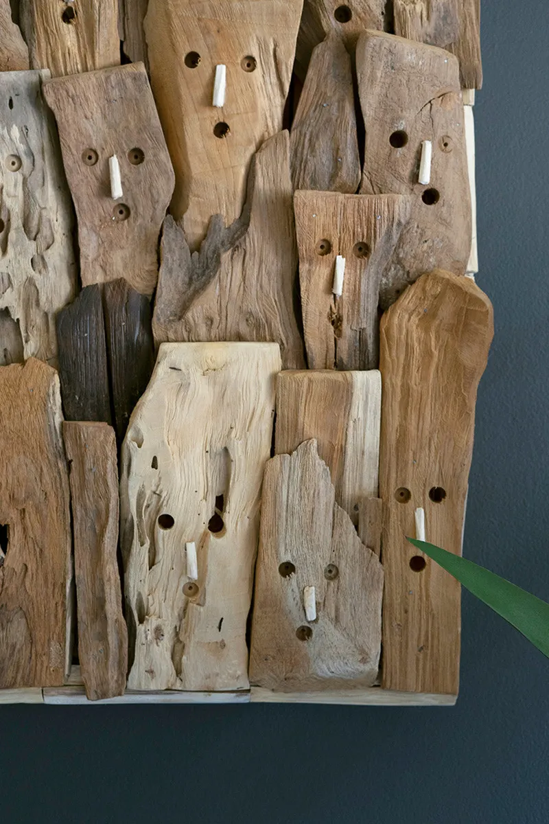 Driftwood Faces Wall Art