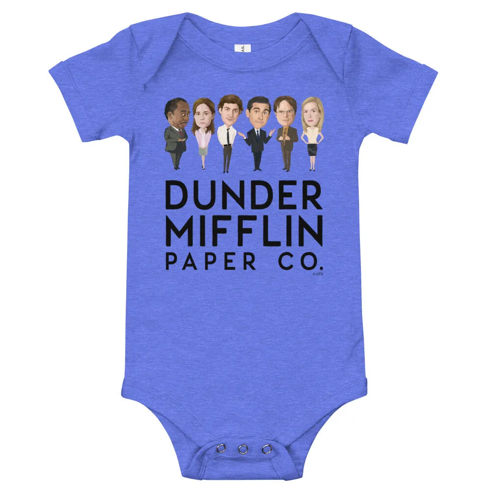 Dunder Mifflin Icons - Baby Onesie