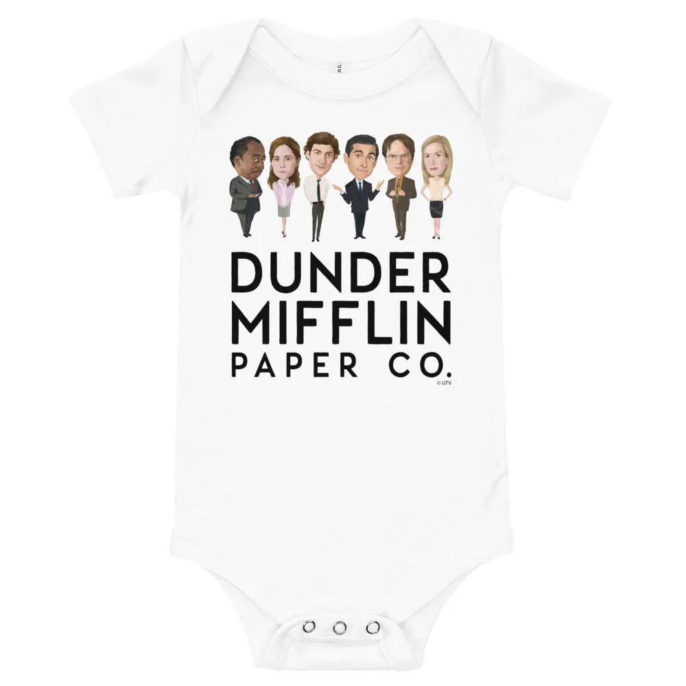 Dunder Mifflin Icons - Baby Onesie