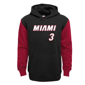 Dwyane Wade Mitchell and Ness Name & Number Youth Hoodie