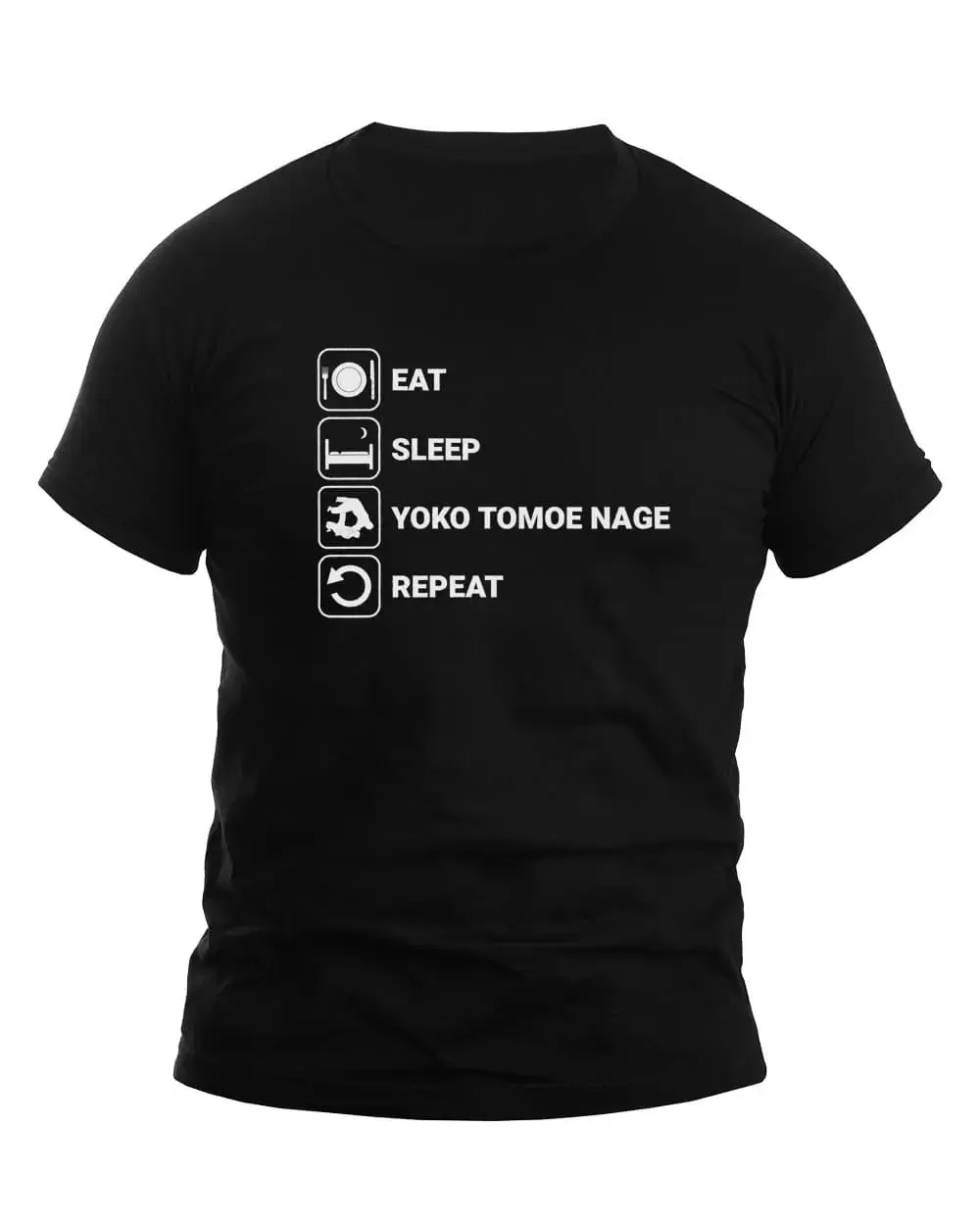 Eat Sleep Yoko Tomoe Nage Repeat Judo T-Shirt