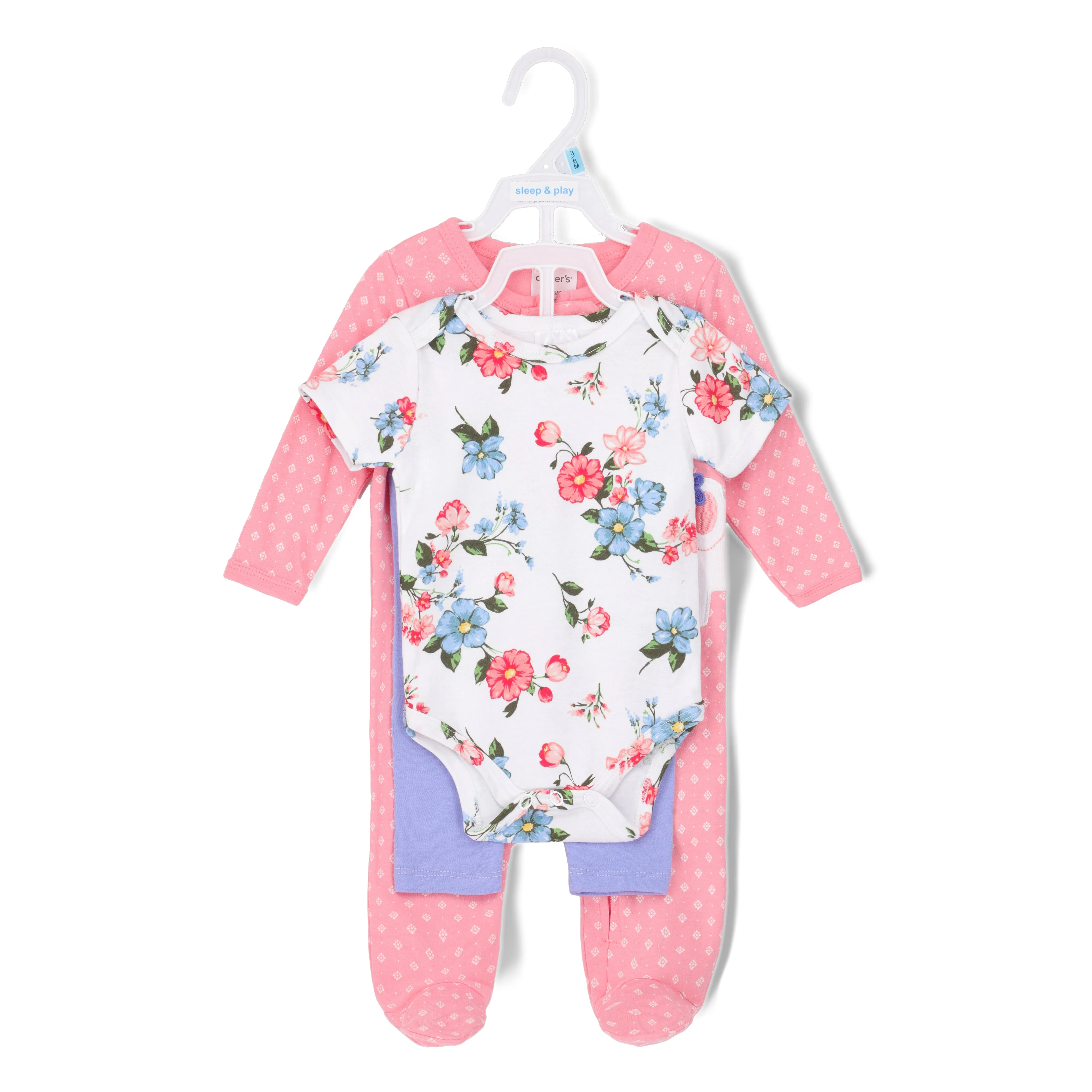 Ellie's Dot Parade 3PC Set- USA-Romper