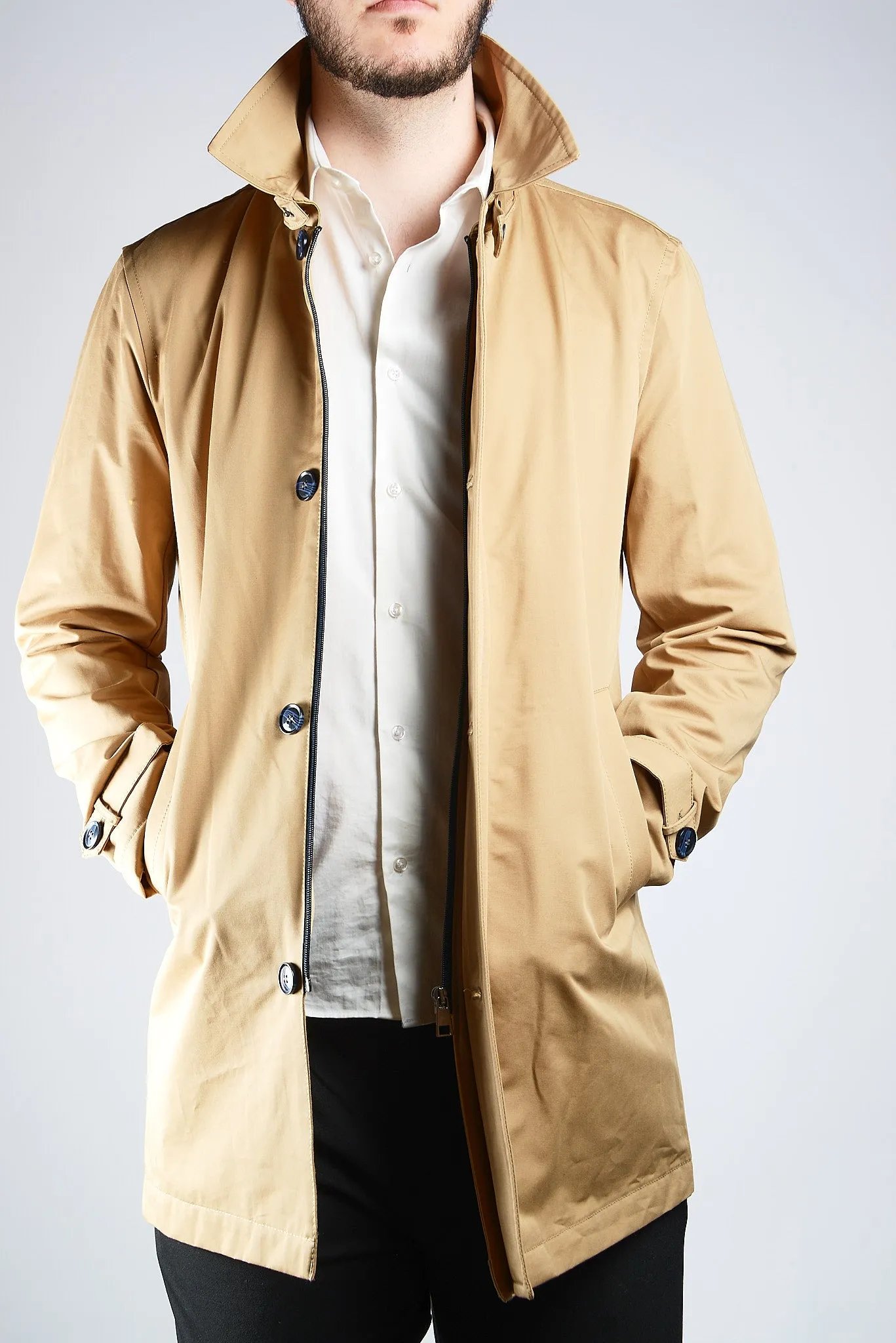 Euro Casual Lightweight Trench Coat