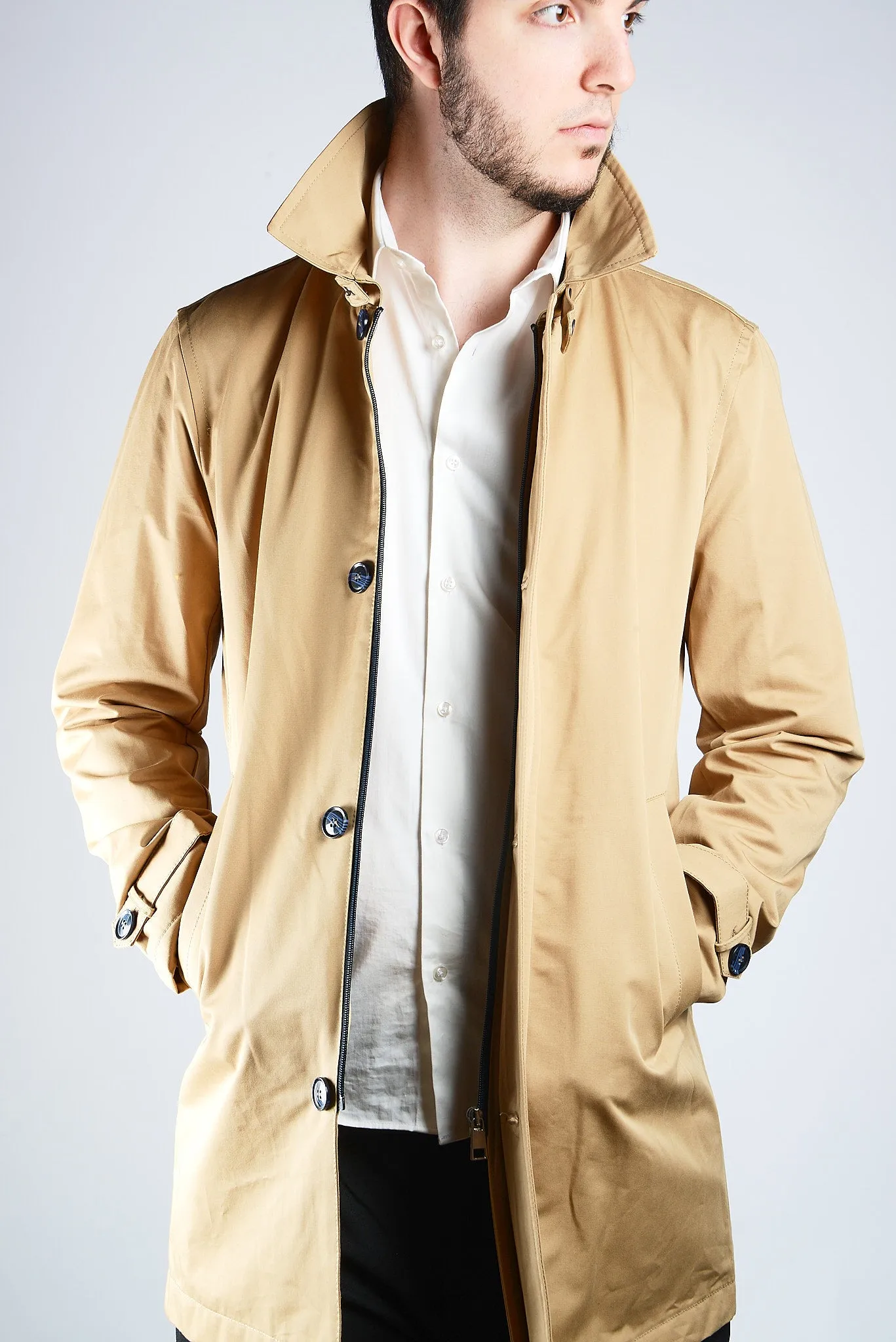 Euro Casual Lightweight Trench Coat