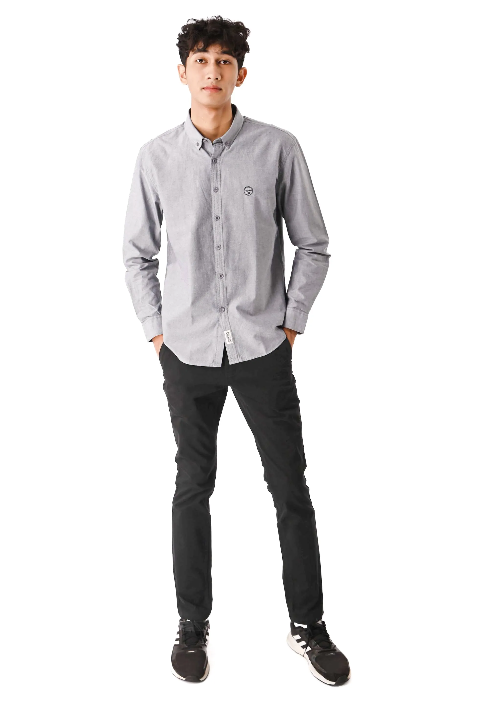 EXHAUST Long Sleeve Shirt [Slim Fit] 1367