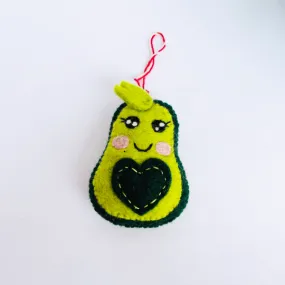 Felt Avocado Ornaments