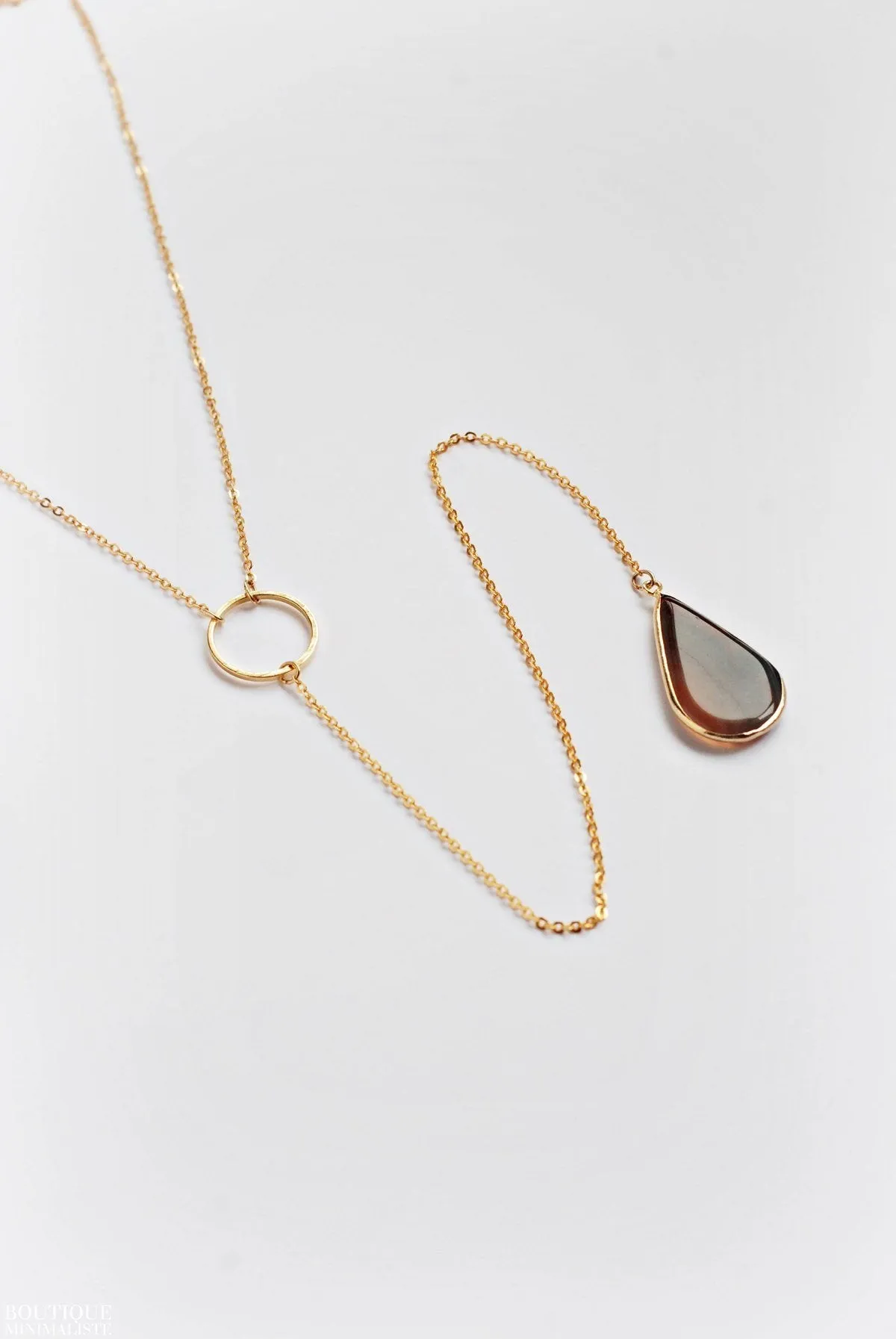 Geometric Lariat Necklace