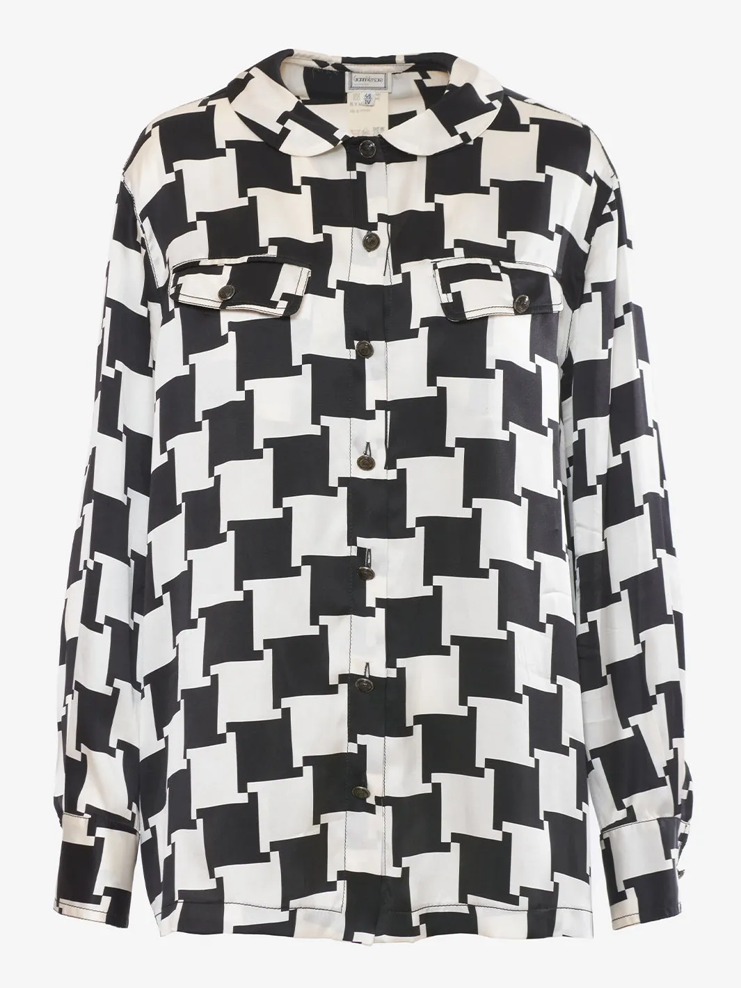 Gianni Versace Houndstooth shirt