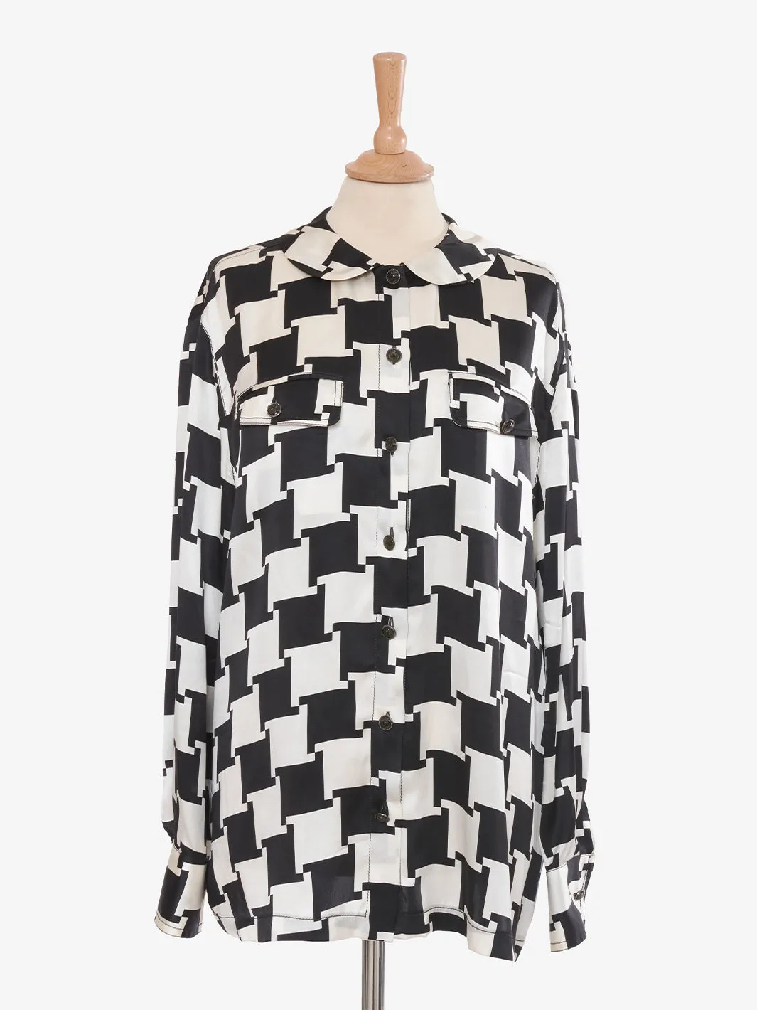 Gianni Versace Houndstooth shirt