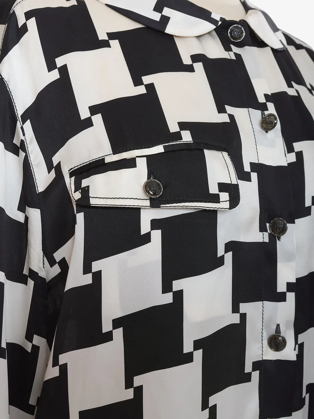 Gianni Versace Houndstooth shirt