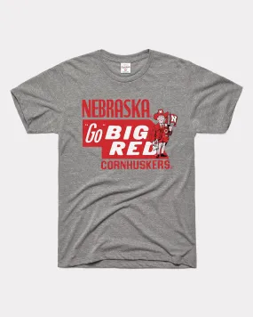 Go Big Red Cornhuskers Grey T-Shirt