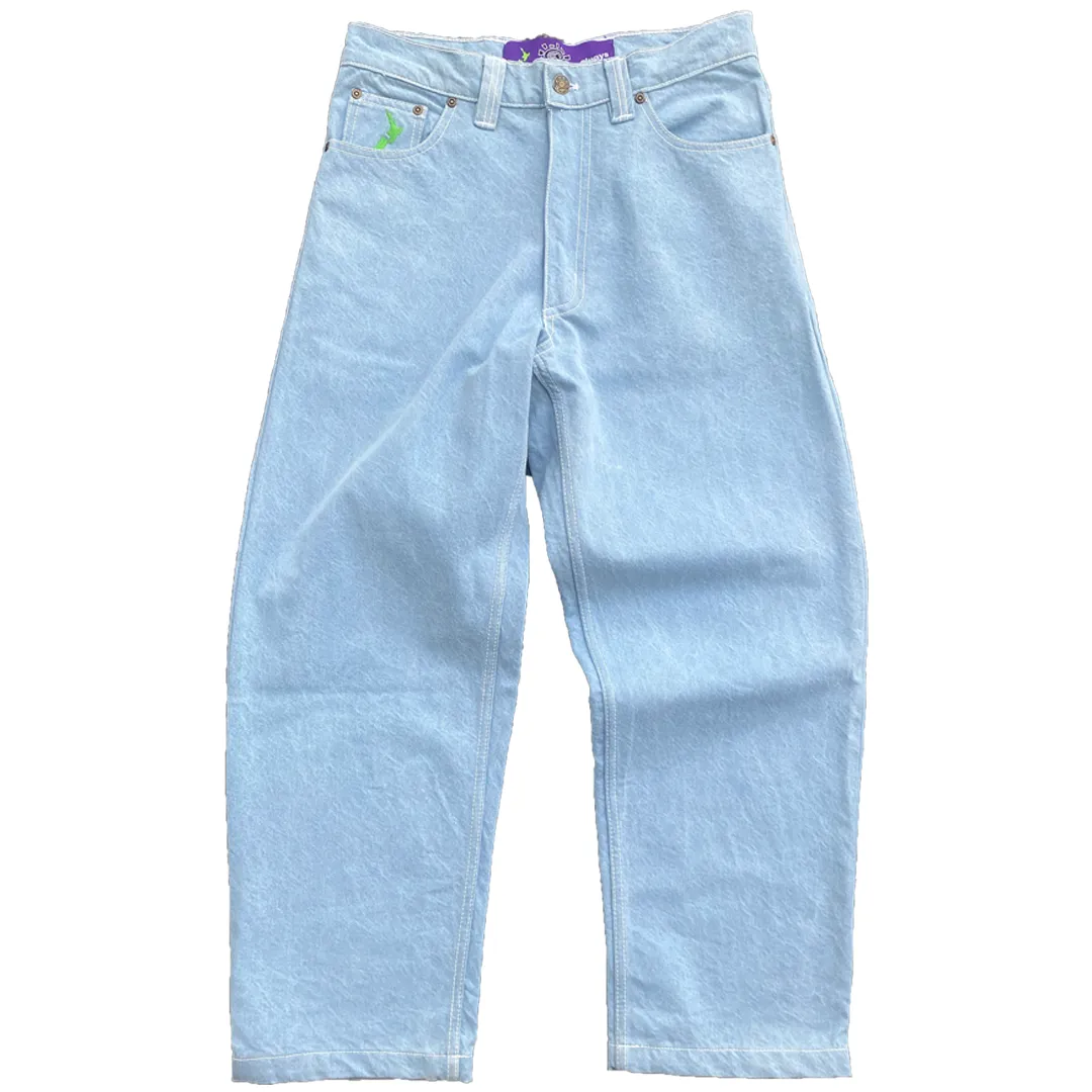 heavy duty unisex denim light blue