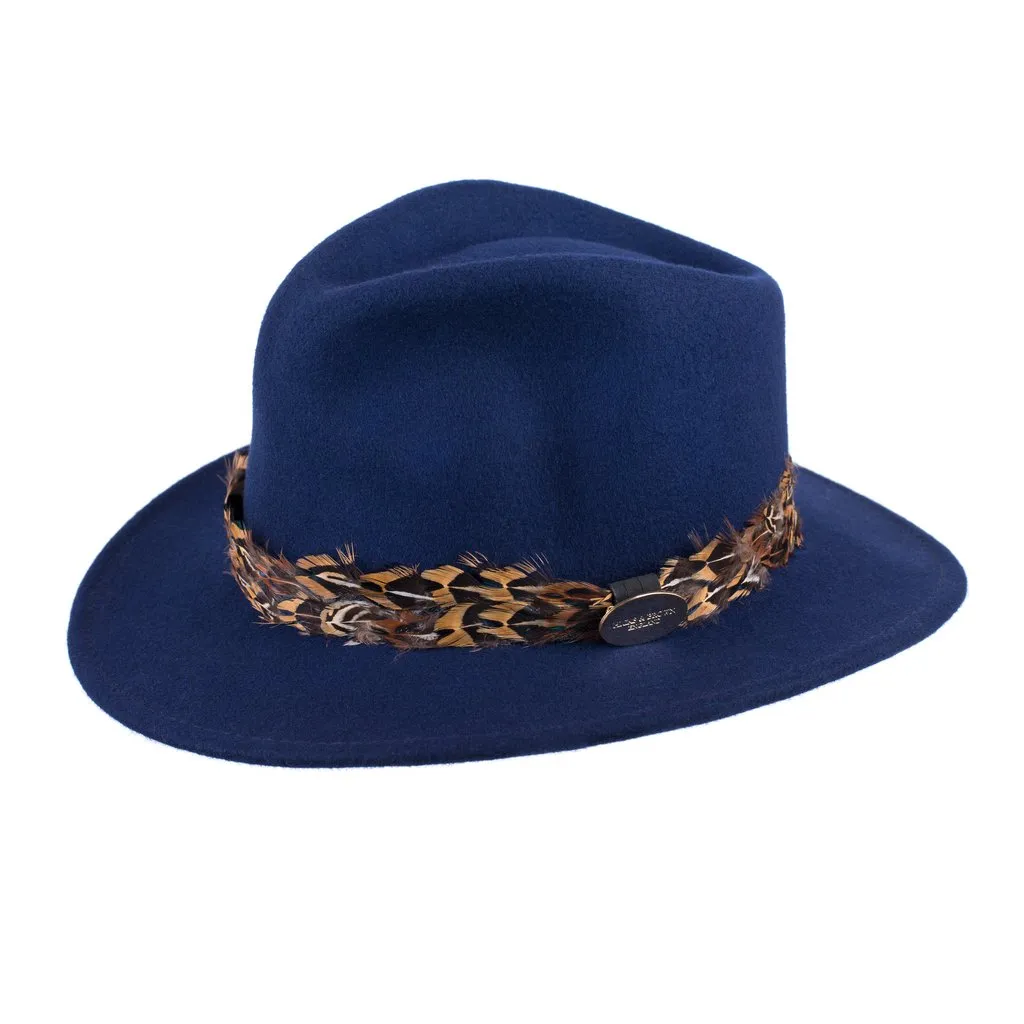 Hicks & Brown Suffolk Fedora - Pheasant Feather Wrap