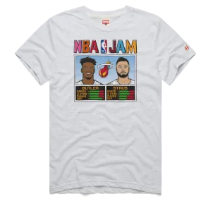 Homage Miami Mashup Vol. 2 Jimmy Butler & Max Strus NBA Jam Tee