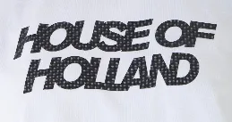 House Of Holland White Transfer Printed T-Shirt With A Small Spot 3D Detail