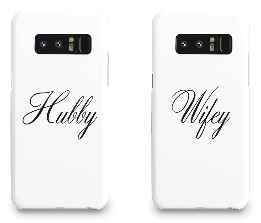 Hubby & Wifey - Couple Matching Phone Cases