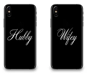 Hubby & Wifey - Couple Matching Phone Cases