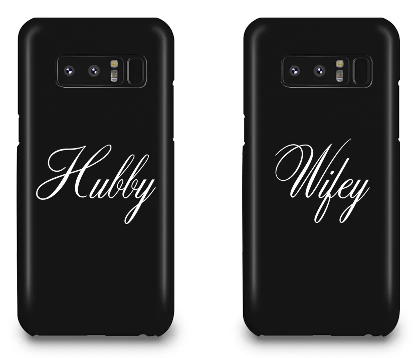 Hubby & Wifey - Couple Matching Phone Cases