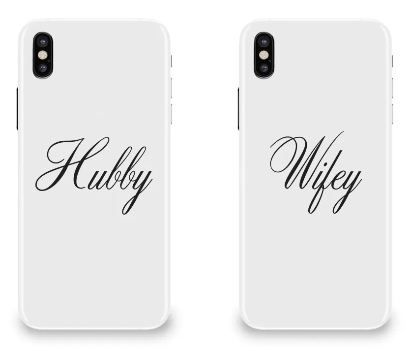 Hubby & Wifey - Couple Matching Phone Cases