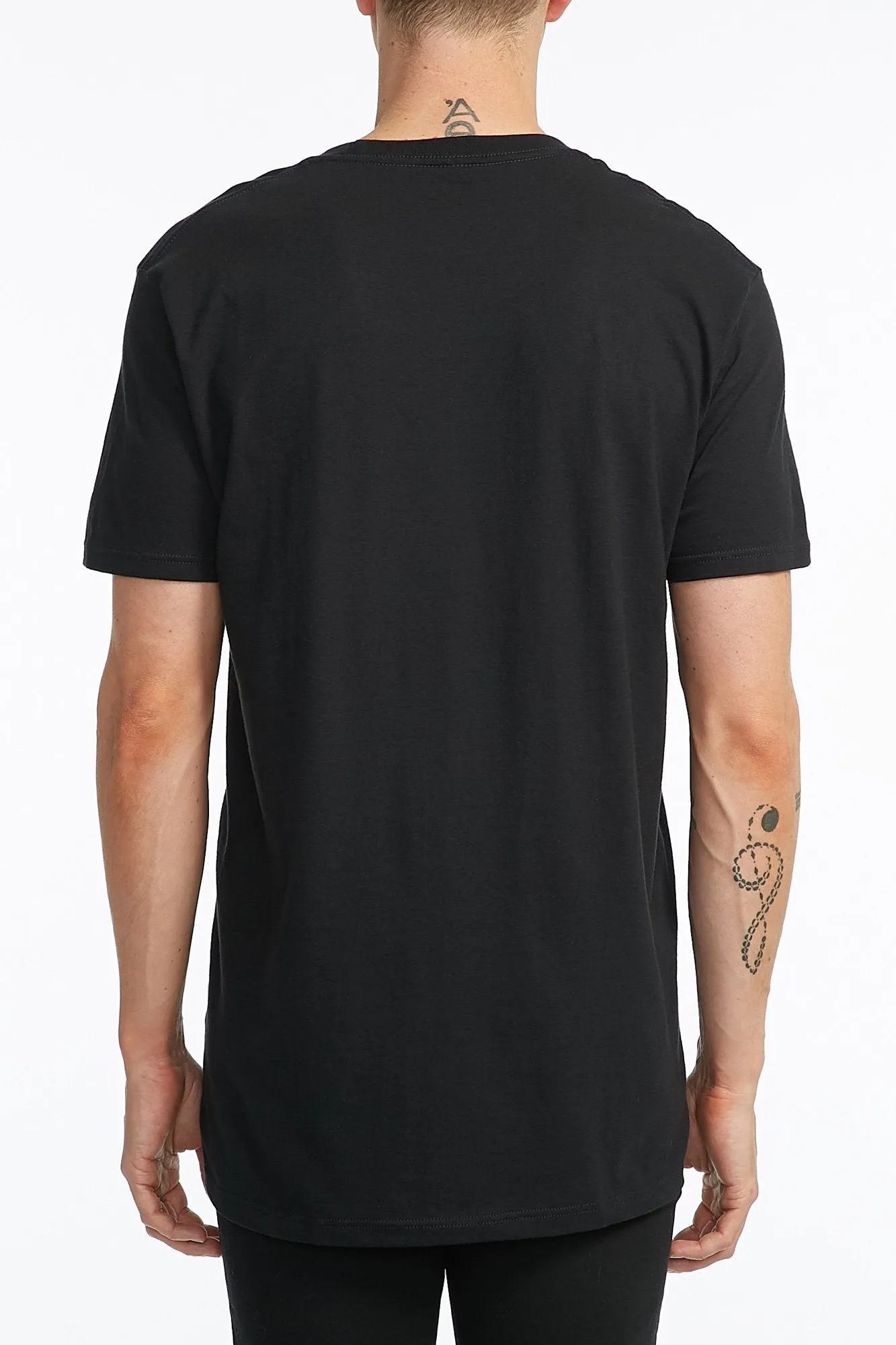 Hurley Guys Black Tropical Split Frame Tee