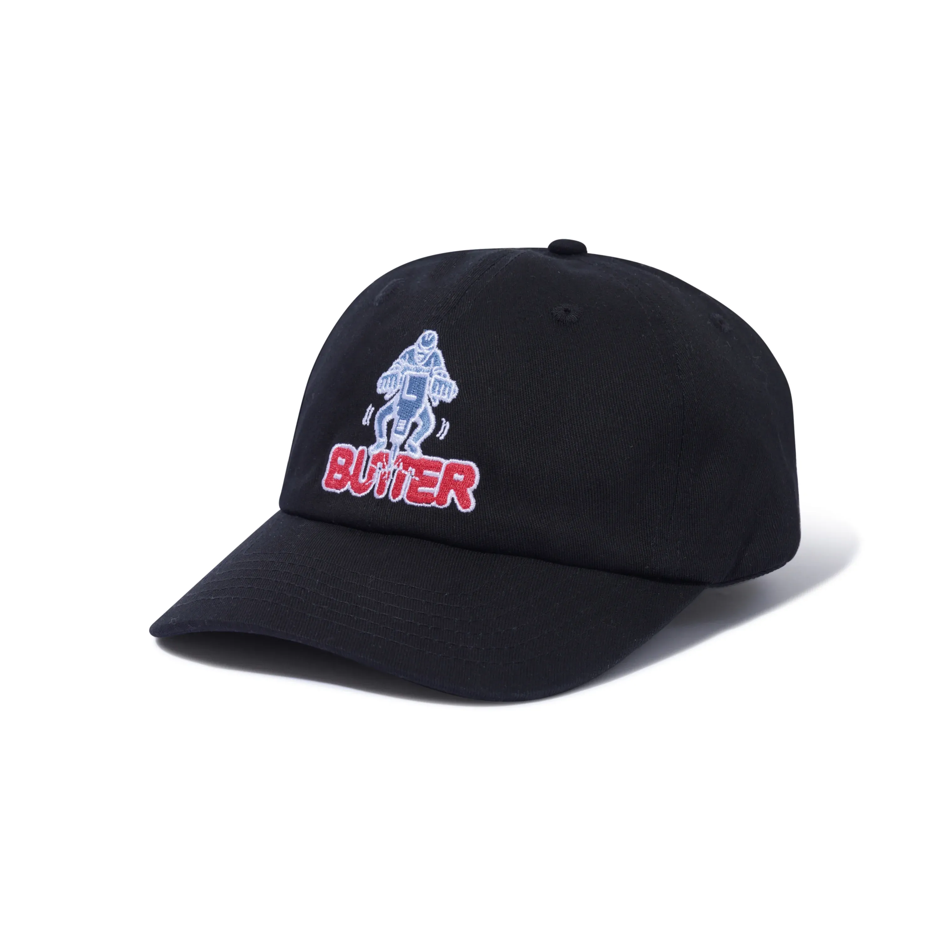 Jack Hammer 6 Panel Cap, Black