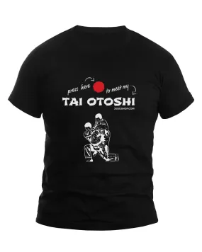 Judo T-Shirt Tai Otoshi Press Here