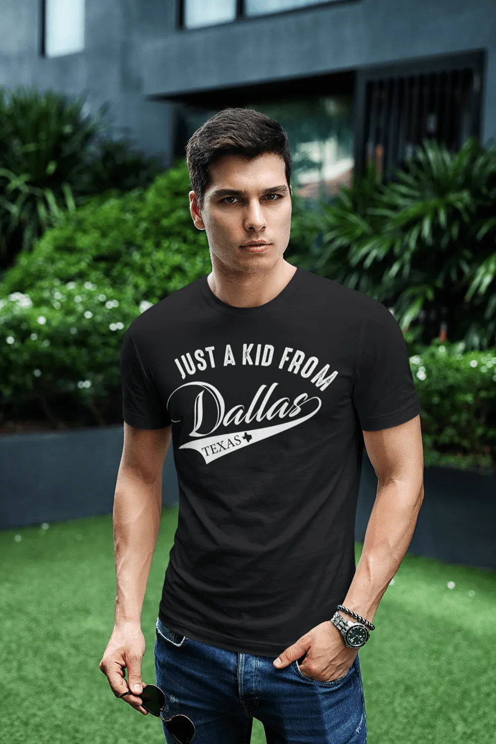 Just a Kid From Dallas TX -  Rep your city Tee Unisex Man and woman