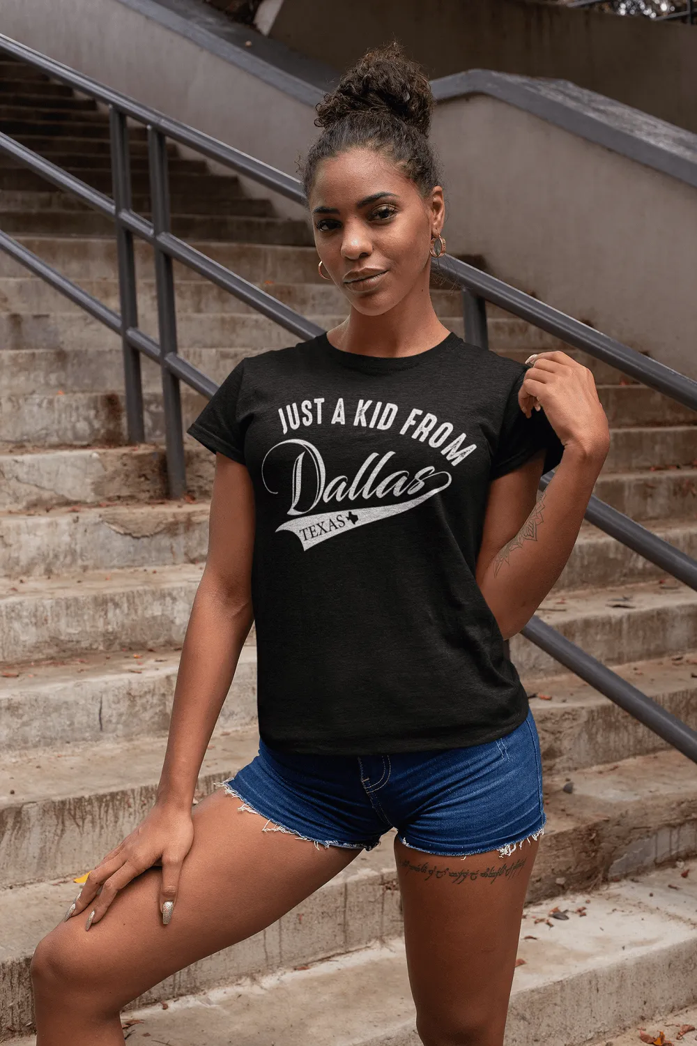 Just a Kid From Dallas TX -  Rep your city Tee Unisex Man and woman