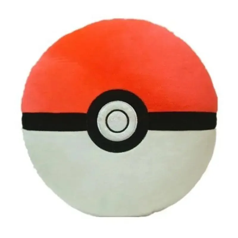 Kawaii Pokemon Pokeball Plush Toy Pillow - 28cm Soft Stuffed Doll Anime Room Car Cushion Decoration for Children - Cute Gift