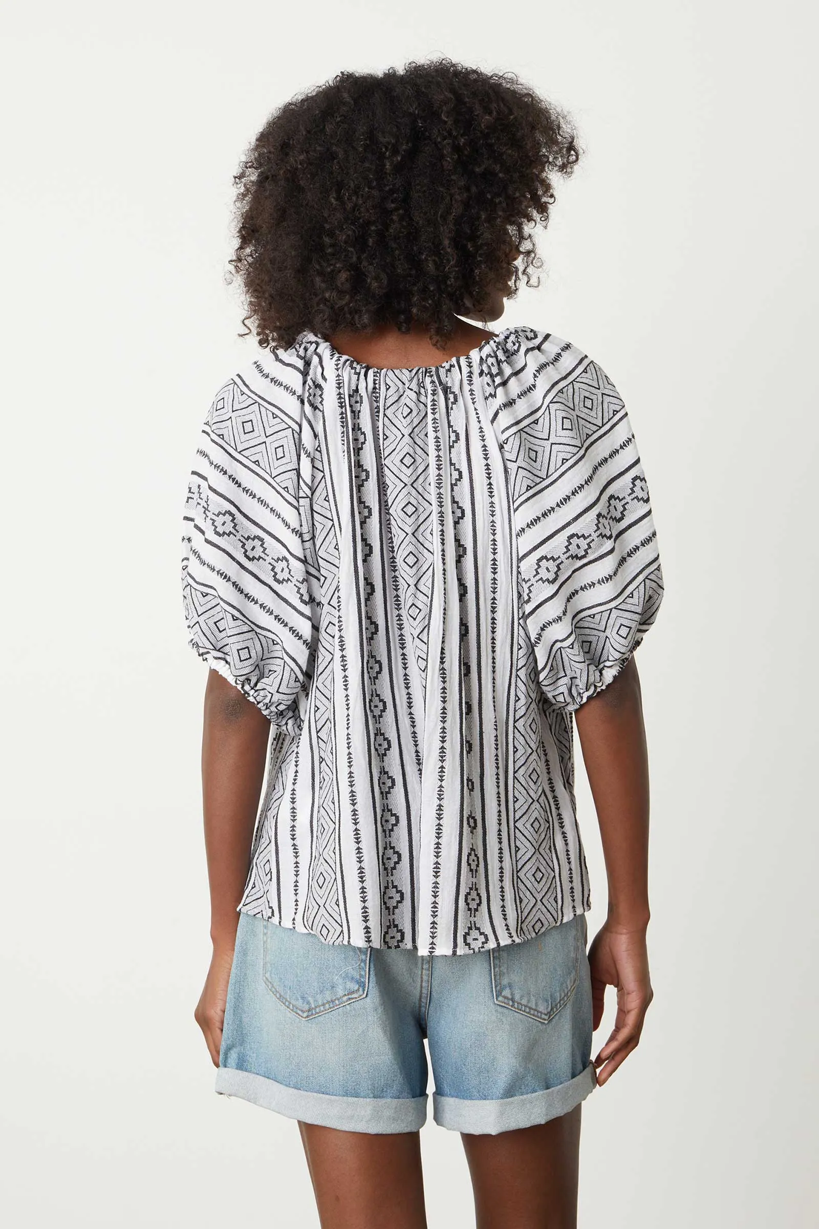 Kimmy Jacquard Cotton Top