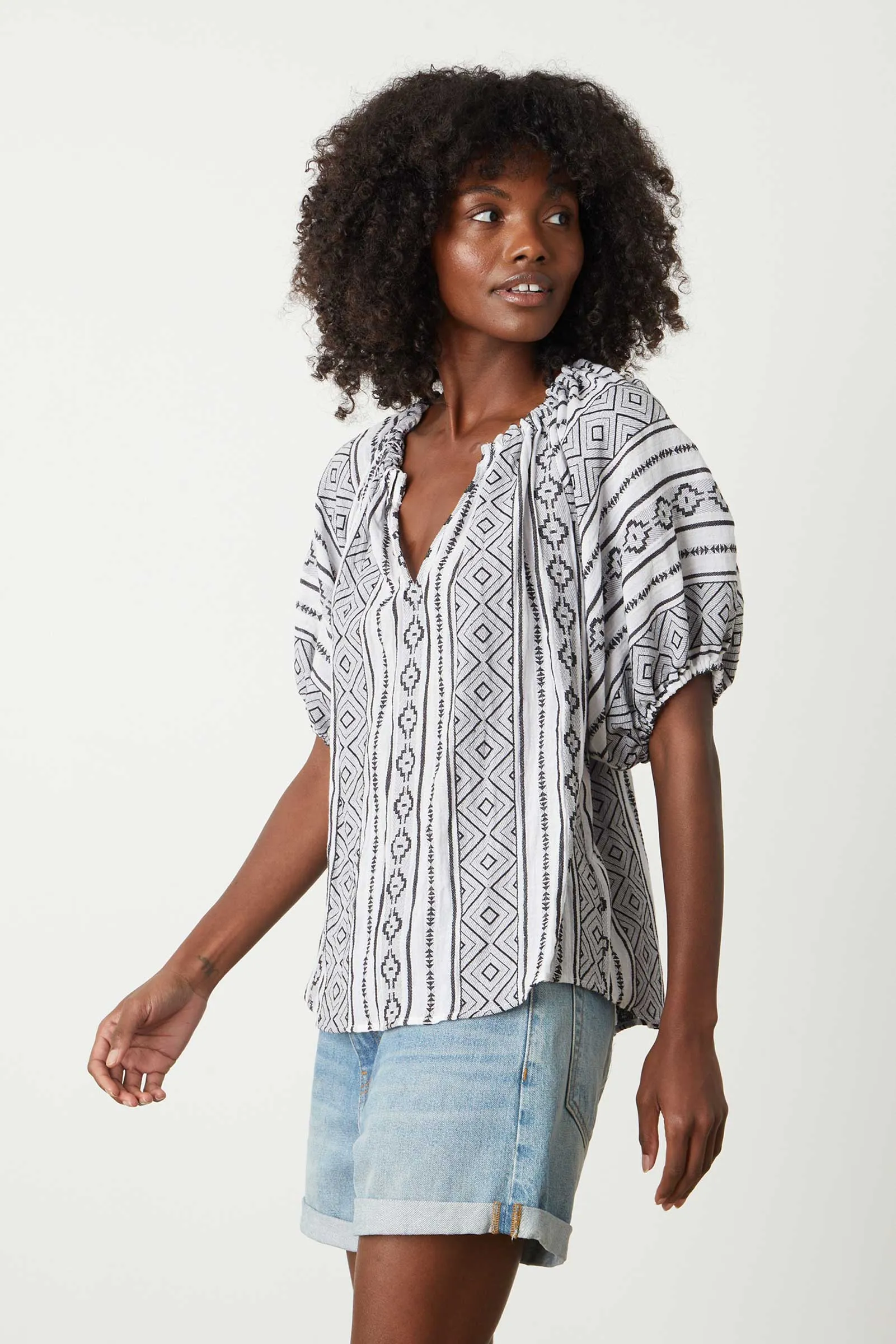 Kimmy Jacquard Cotton Top