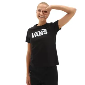 Ladies Vans T Shirt Black Off The wall Cotton