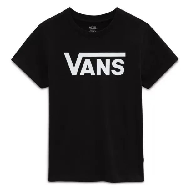 Ladies Vans T Shirt Black Off The wall Cotton