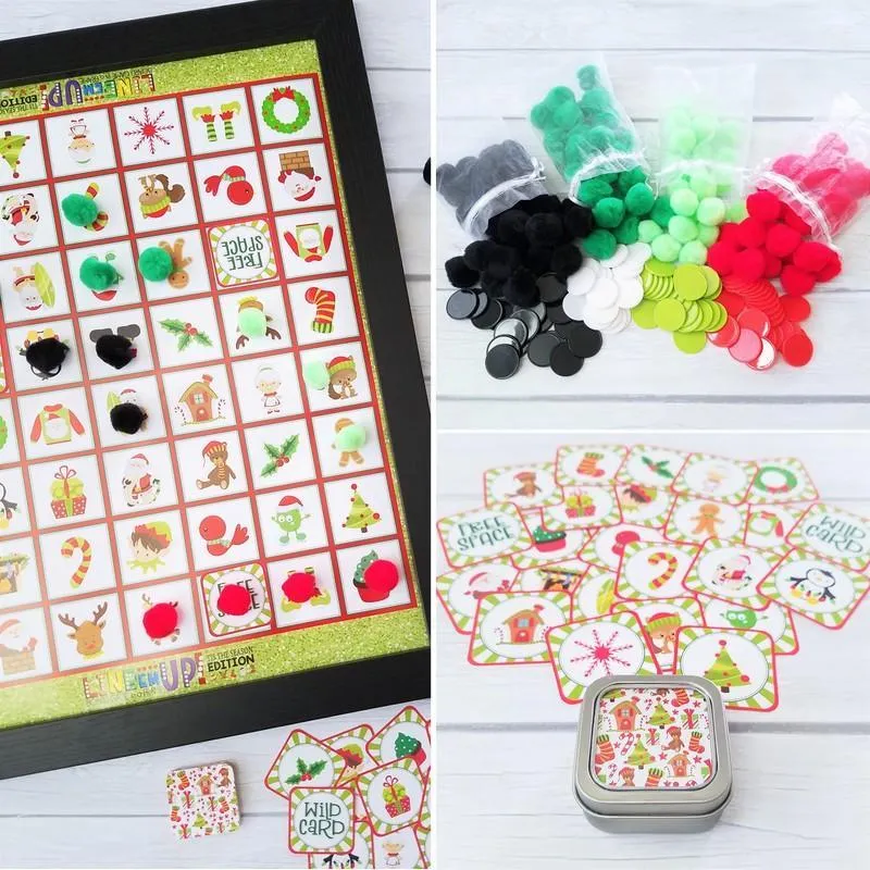 LINE 'Em UP! {TIS THE SEASON} PRINTABLE Game