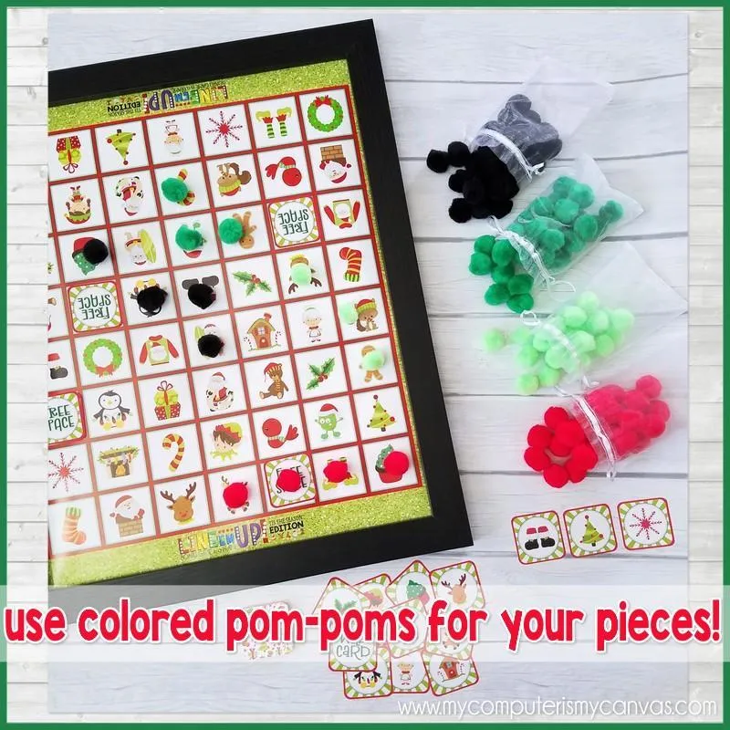 LINE 'Em UP! {TIS THE SEASON} PRINTABLE Game