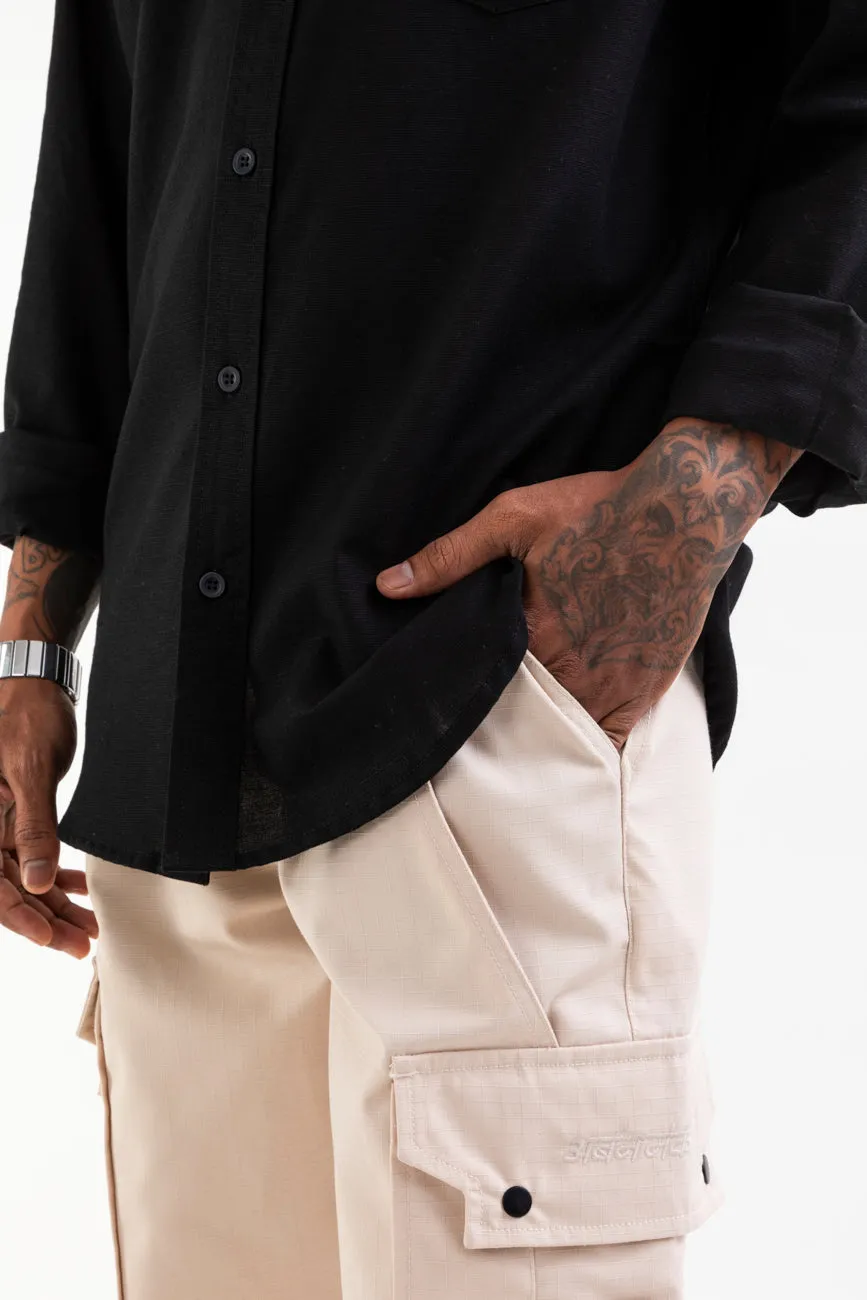 Linen Shirt // Black