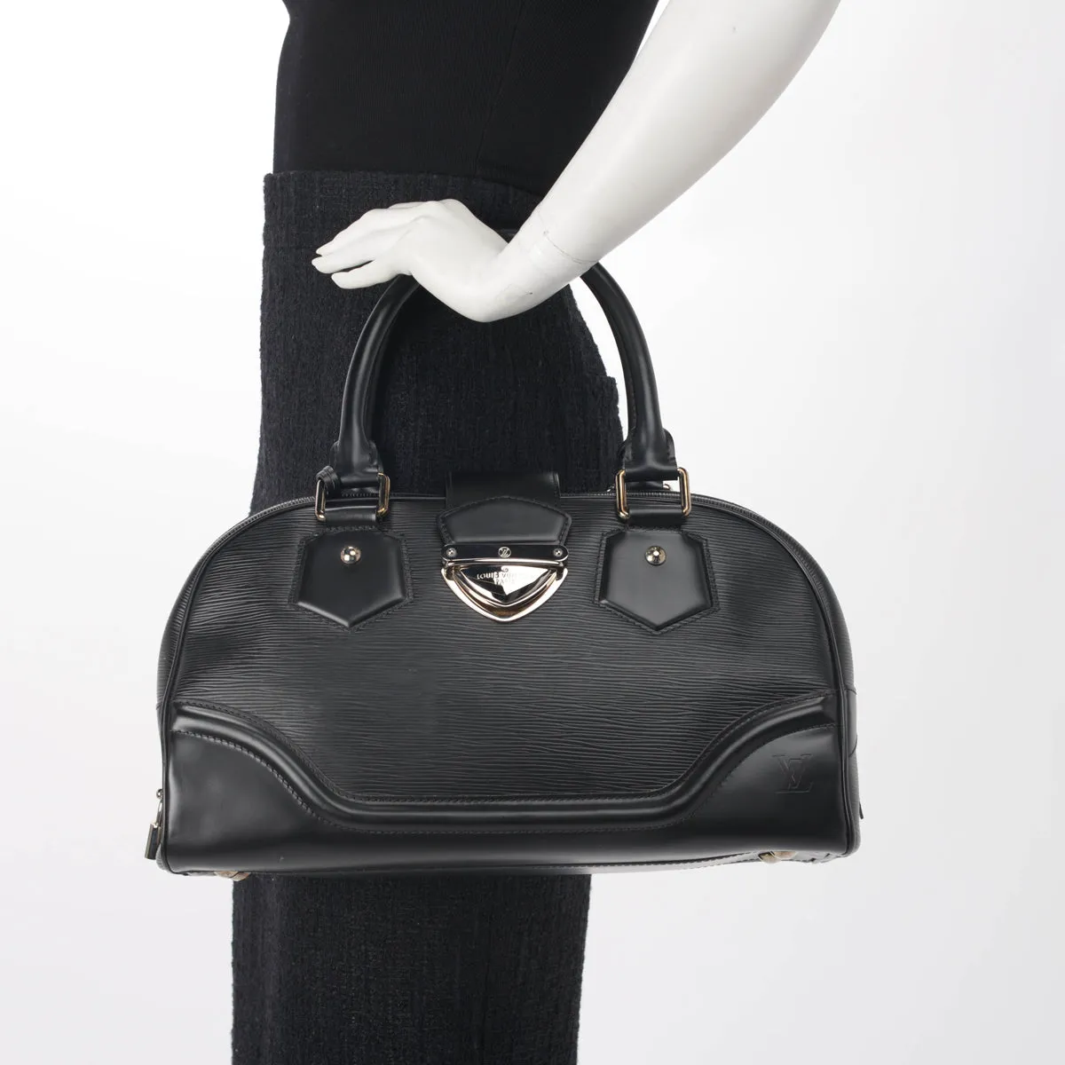 Louis Vuitton Black Epi Leather Montaigne GM