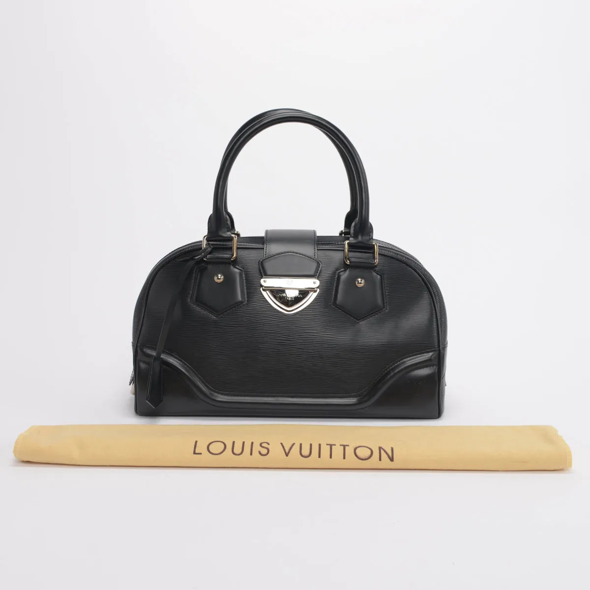 Louis Vuitton Black Epi Leather Montaigne GM