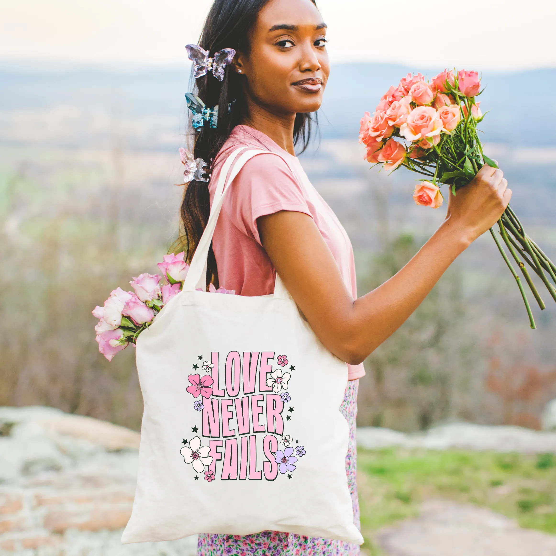 Love Never Fails Tote