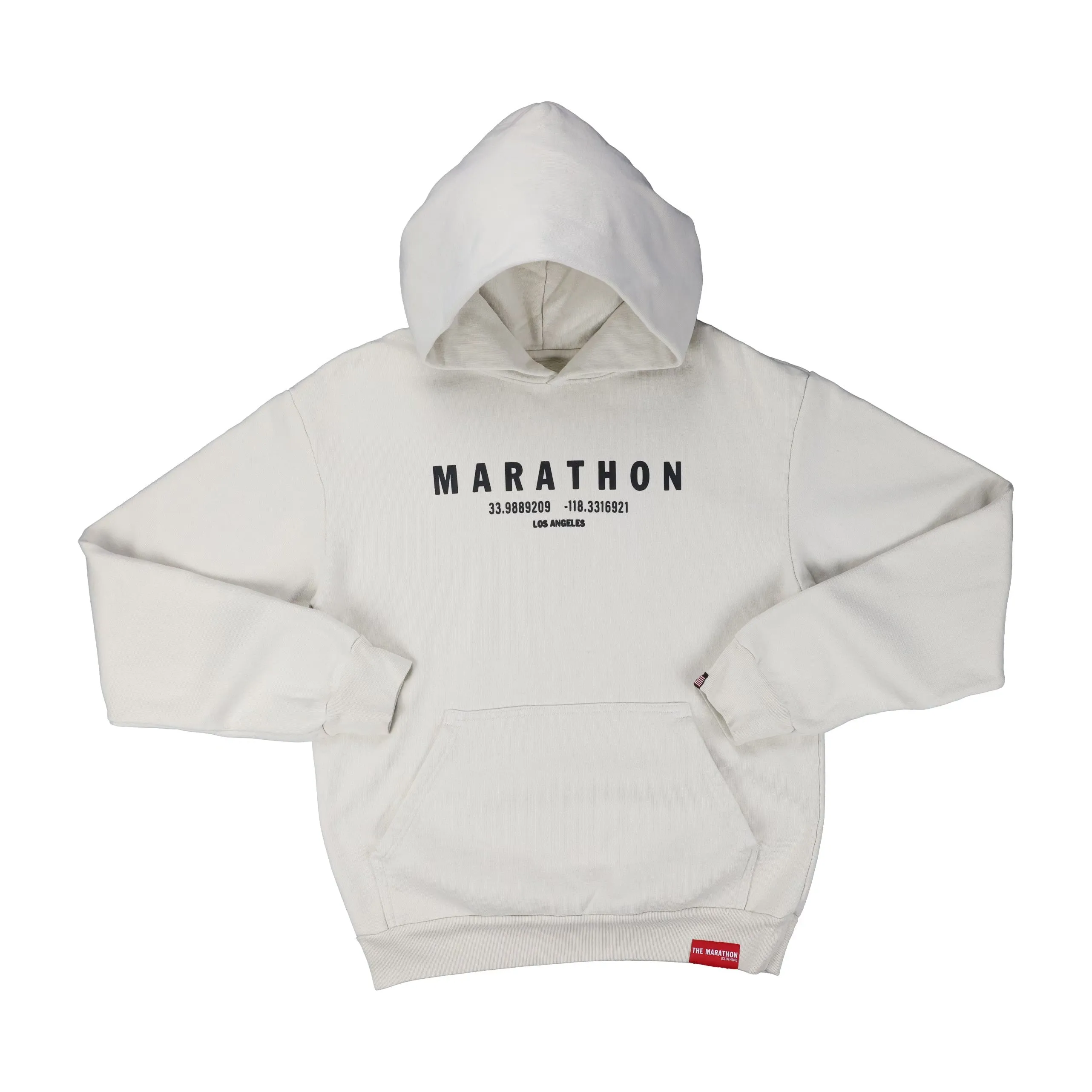 Marathon Foundation Hoodie - Bone/Black