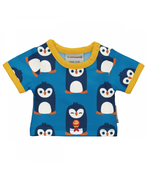 Maxomorra Antarctic Penguin Doll Top